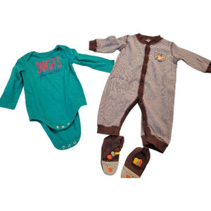 Carter's Circo Baby Holiday Bodysuit Set 6-9M